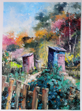 Roger FAGES - jardins côté ouest